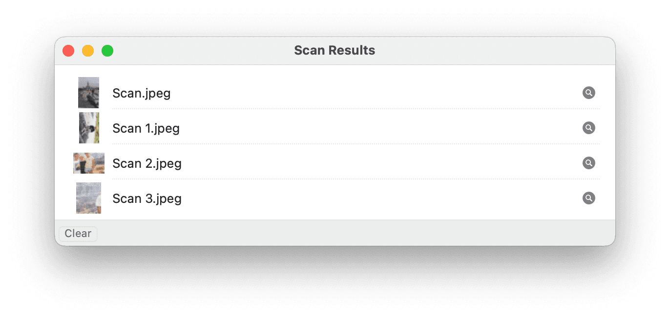 Apple Image Capture output